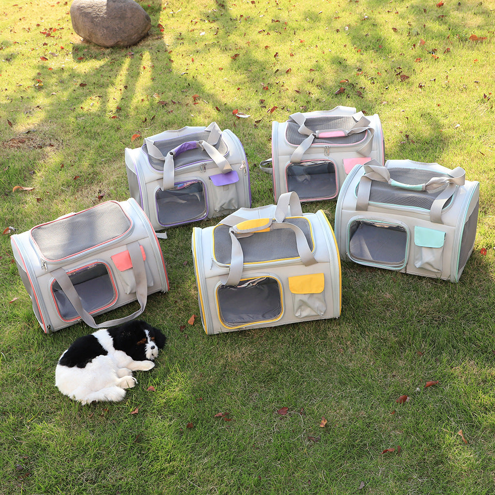 Portable Shoulder Foldable Dual-Purpose Pet Bag