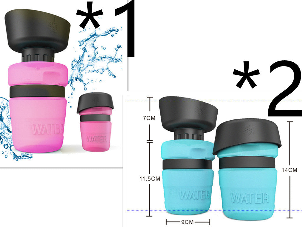 Silicone Pet Travel Water Bottle