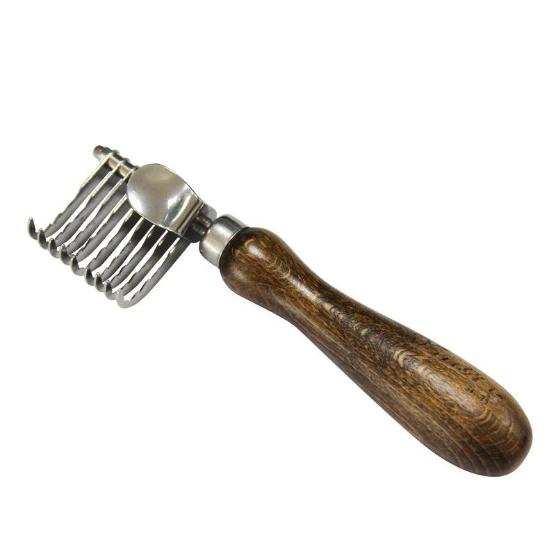 Walnut Knot Pet Comb