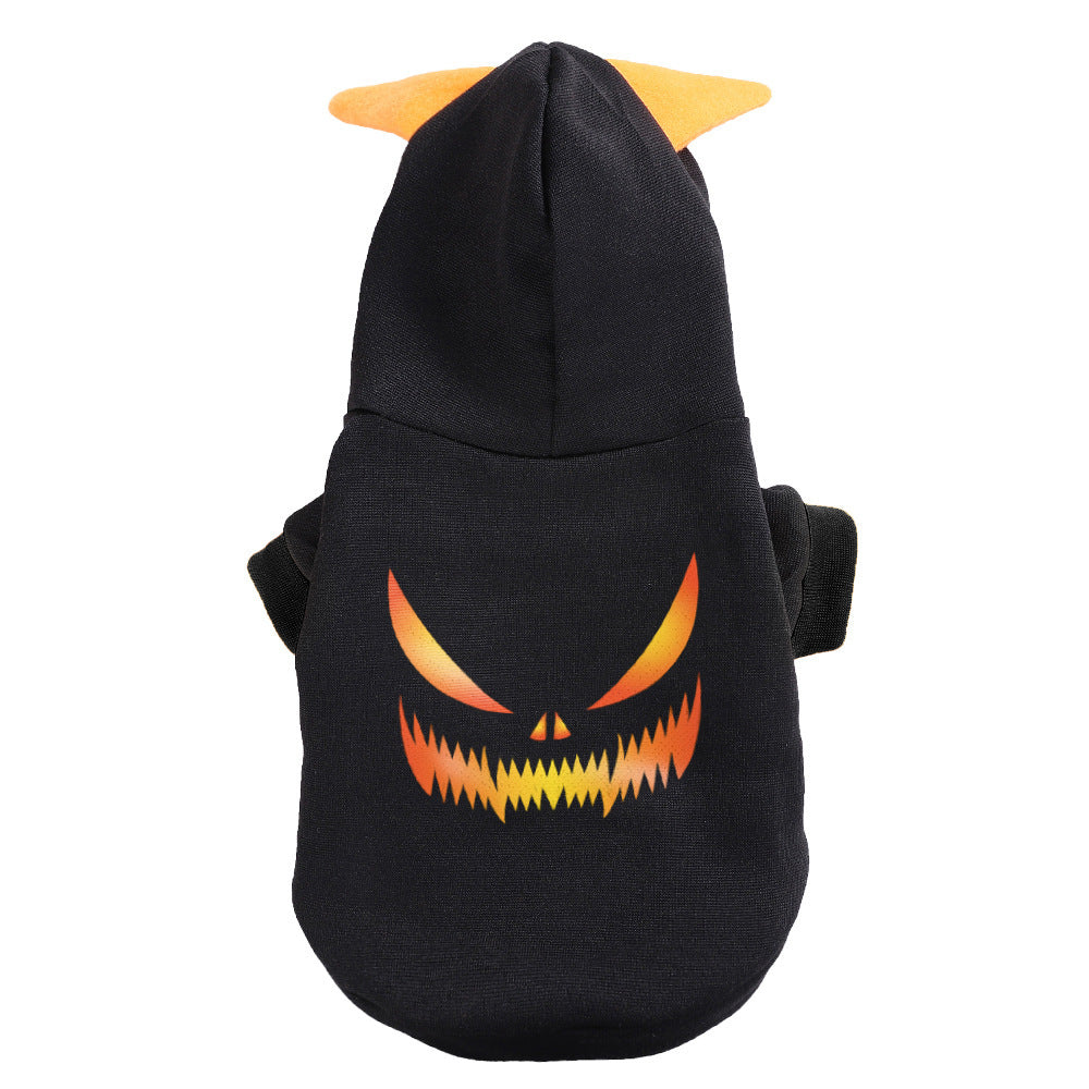 Halloween Pumpkin Dog Sweater