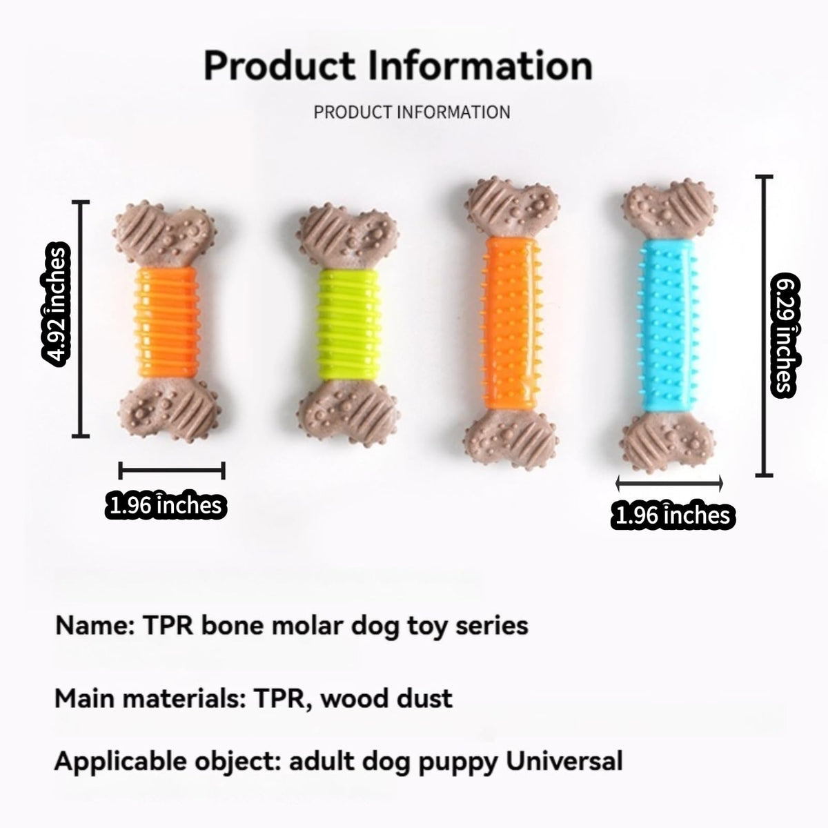 Durable Toothbrush Chew Toy For Aggressive Chewers
