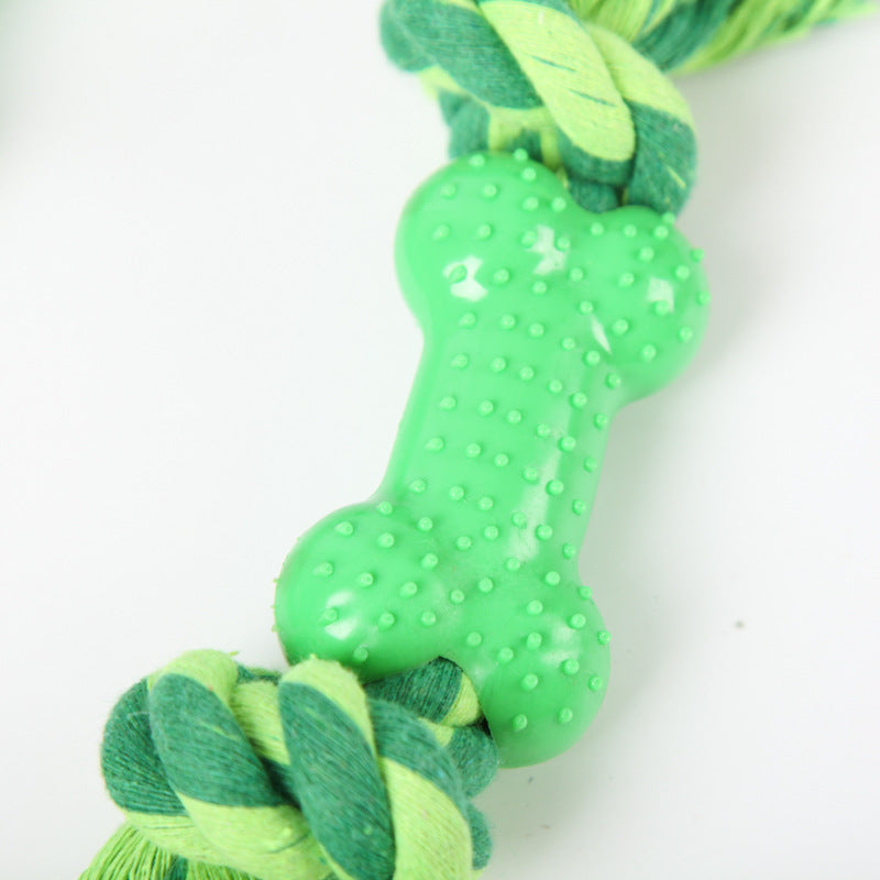 Plastic Bone Seal String Pet Toy