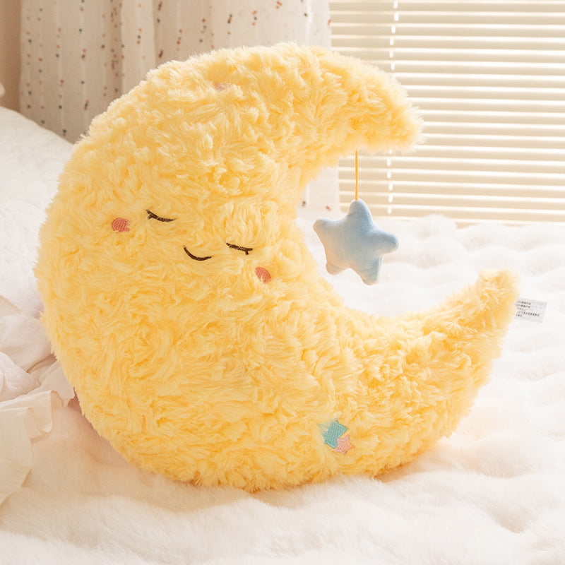 Cartoon Moon And Star Decorative Doll