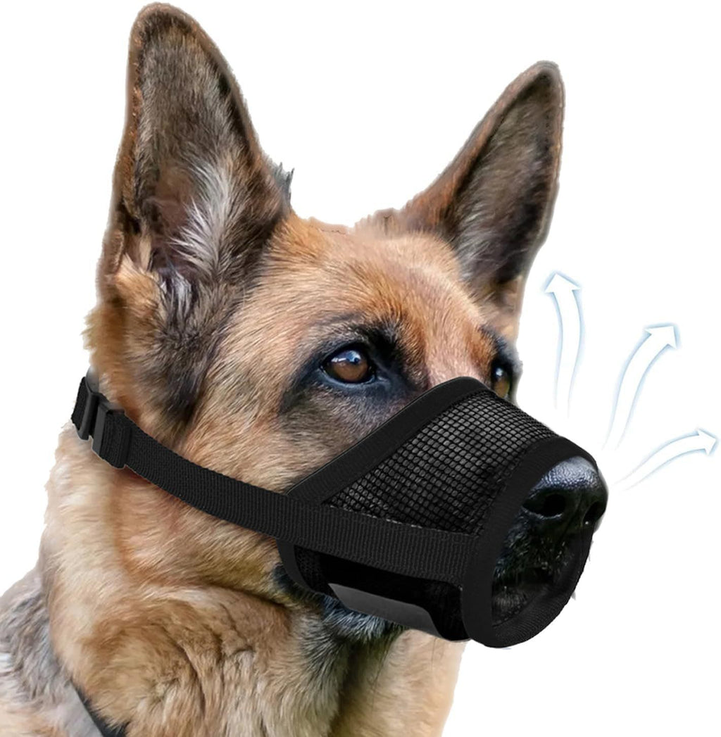 Medium Dog Muzzle for Biting, Barking, and Eating
