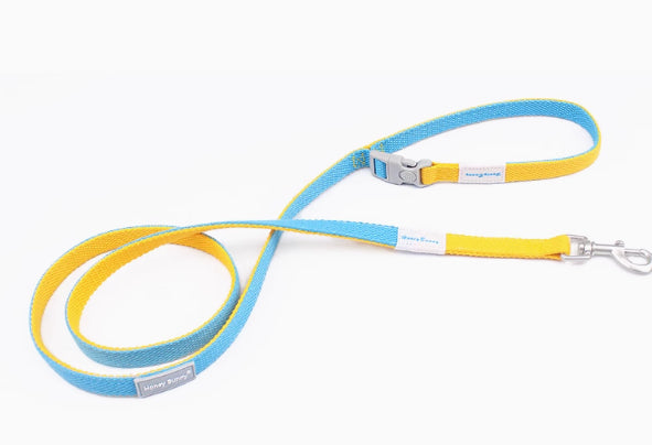 Color Matching Collar Release Buckle Dog Leash Hand Holding Rope Free Bell