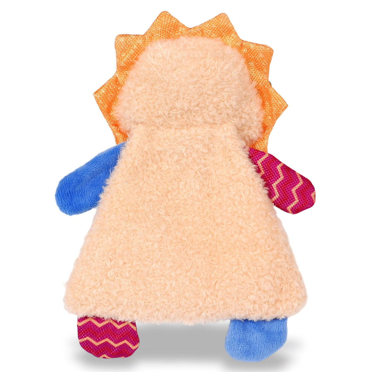 Squeaky Stuffed Dog Toy Small, No-Stuffing Crinkle Paper Dog Birthday Toy With Dual Squeakers, Interactive Durable Plush Puppy Toy For Small