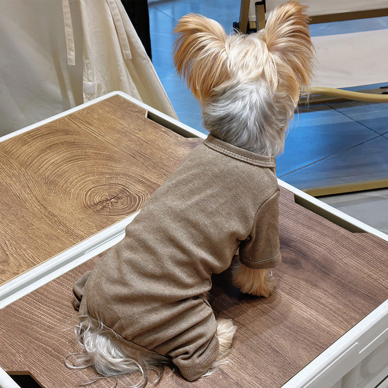 Four-Legged Cotton Pajamas For Small Dogs