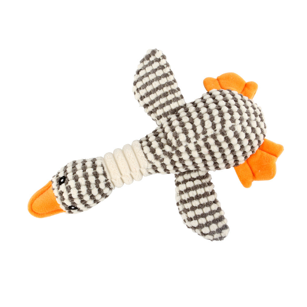 Pet Sound Dog Molar Teeth Cleaning Bite-Resistant Plush Toy