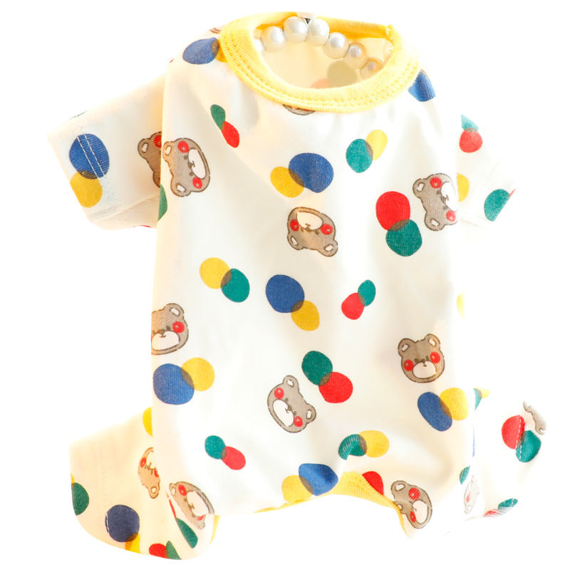 Autumn Winter Teddy Dog Homewear