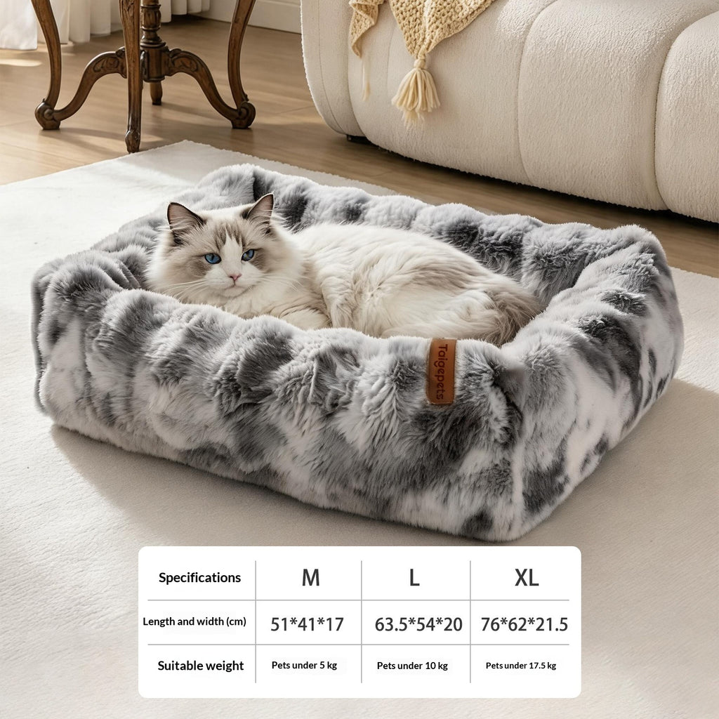 Detachable And Washable Warm Dog Bed