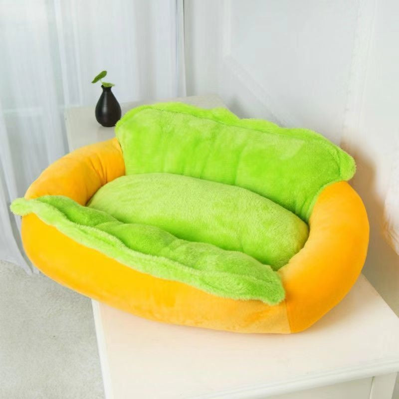 Cute Autumnwinter Deep-Sleep Dog Bed