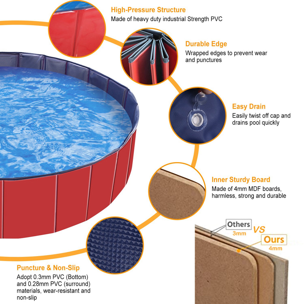 Foldable PVC Pet Swimming Pool