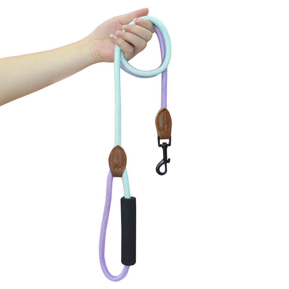 Dog Hand Holding Rope Hand-Holding Hand Holding Rope Type Dog Dog Leash Round Rope Pet Supplies