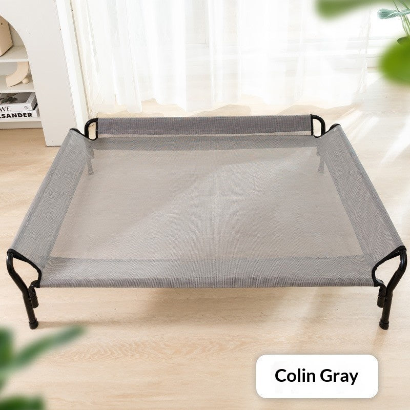 Cartoon Striped Camping Bed For Medium To Large Dogs