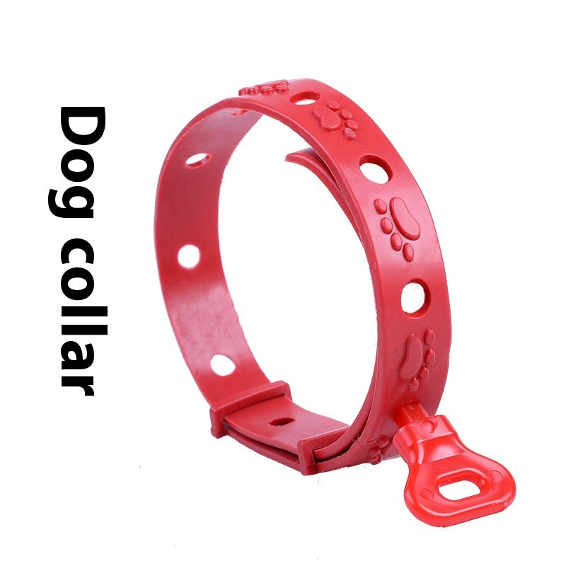 Pet Dog Rubber Anti-Flea Collar Mosquito Repellent Depulization