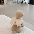 Cute Bow Plush Dog Chest Strap Set