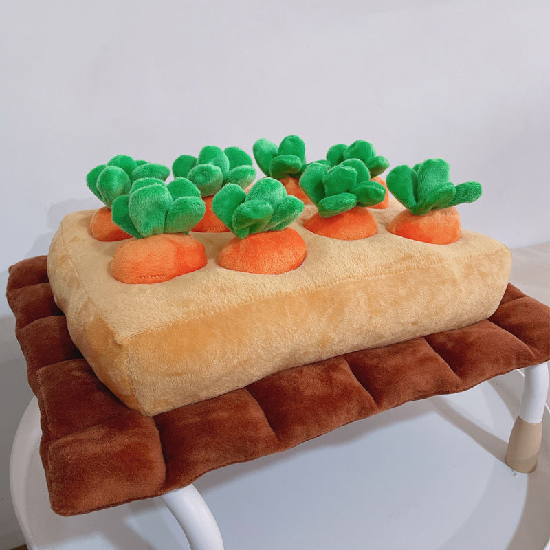 Parent-Child Puzzle Pet Bites Plush Doll Radish Doll