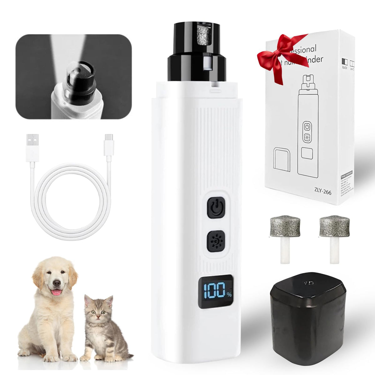 Electric Dog Nail Grinder With Two Speeds