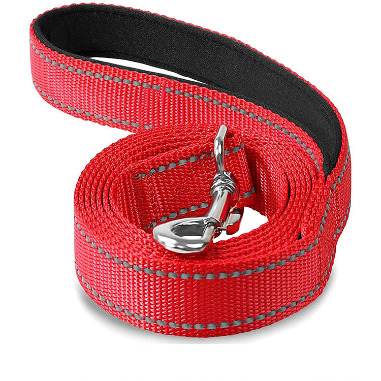Outdoor Nylon Dog Leash With Reflective Elements