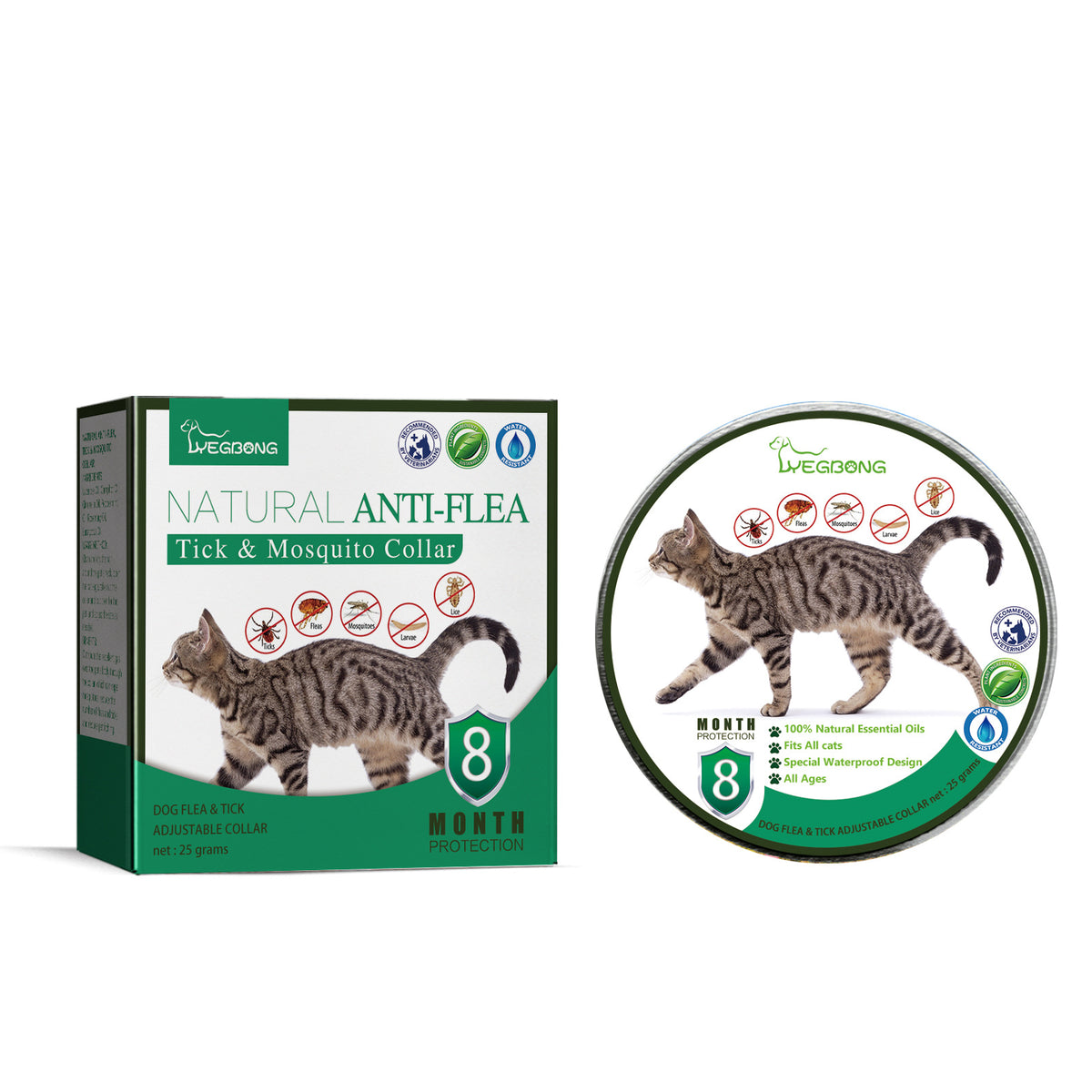 Pet Insect-Proof Collar Adjustable Insect Repellent