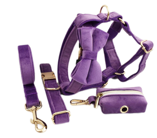 Pet Collar Dog Fabric Velvet