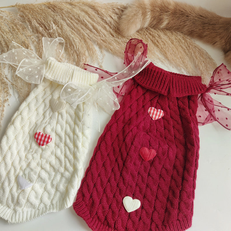 Pet Super Cute Sweater Warm In The New Year