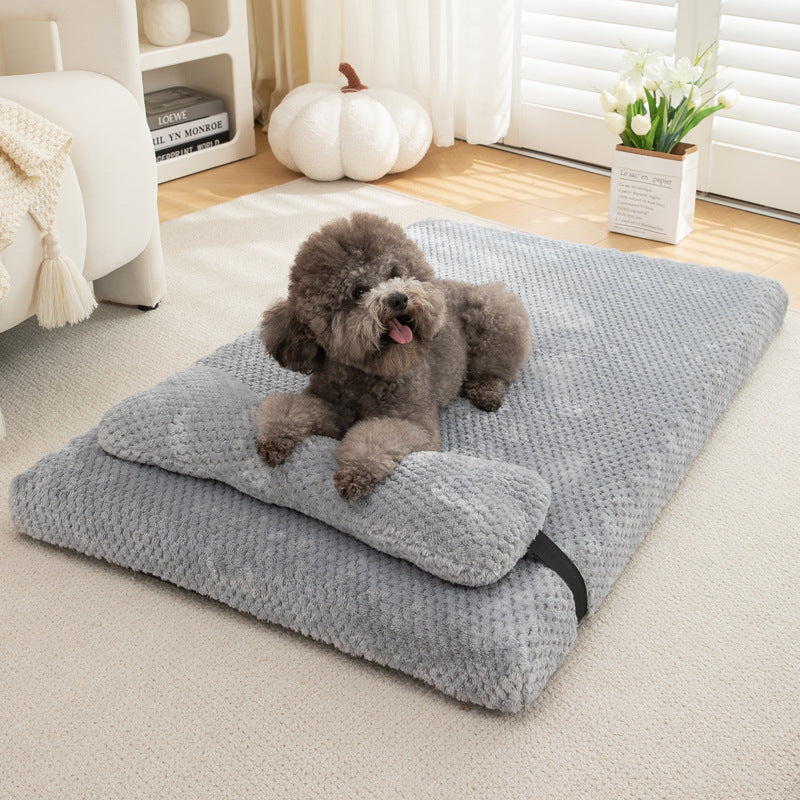 Comfortable Pineapple Plaid Winter Warm Pet Mat