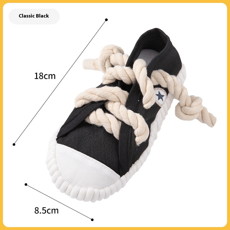 Dog Sound Slipper Molar Toy
