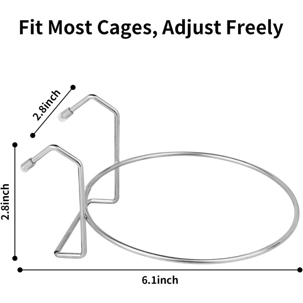 2Pcs Kennel Water Bowl Hanging,Stainless Steel Puppy Bowls For Small Dog Cage,Kennel, Crate, Catio Accessories,Dog Crate Water Bowl Dish Fee