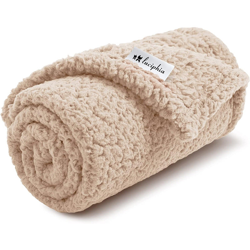 Warm Cotton Velvet Dog Blanket
