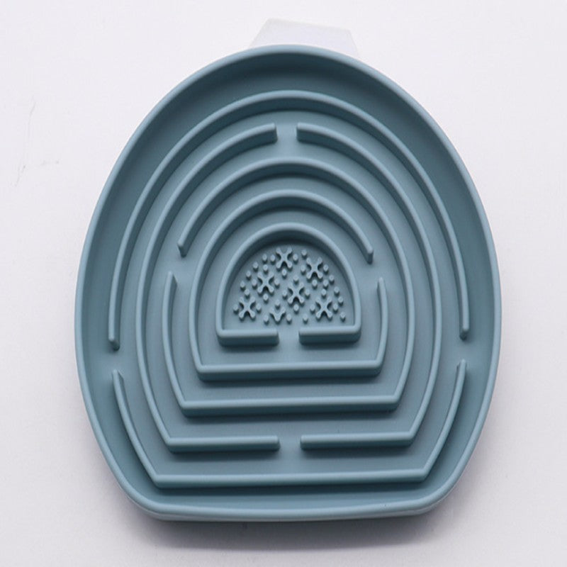 Slow Food Anti-Choke Silicone With Suction Cup Pet Food Basin