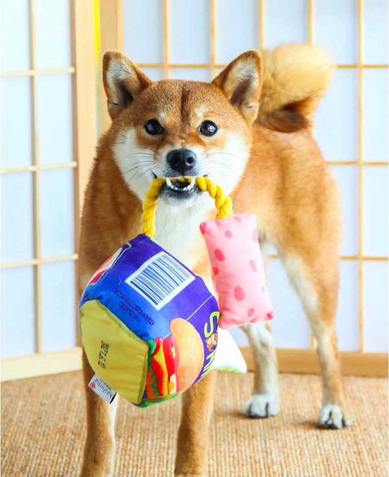 Luncheon Meat Bite Pet Toy Bite Resistant Puzzle Sounding And Anti-Boring Artifact
