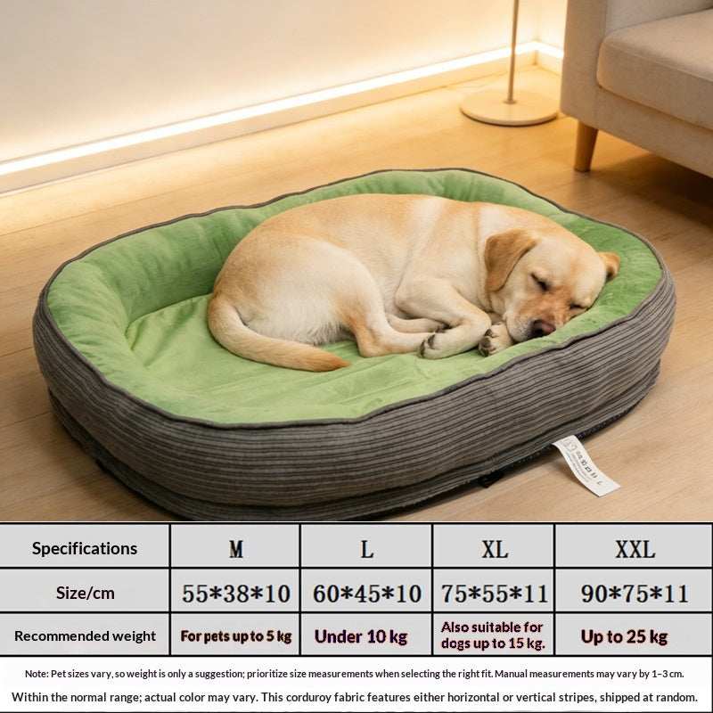 All-Season Detachable Washable Pet Bed