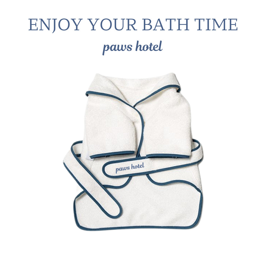 Ins Wind Hotel Wind Pet Bathrobe Photo Props Pajamas