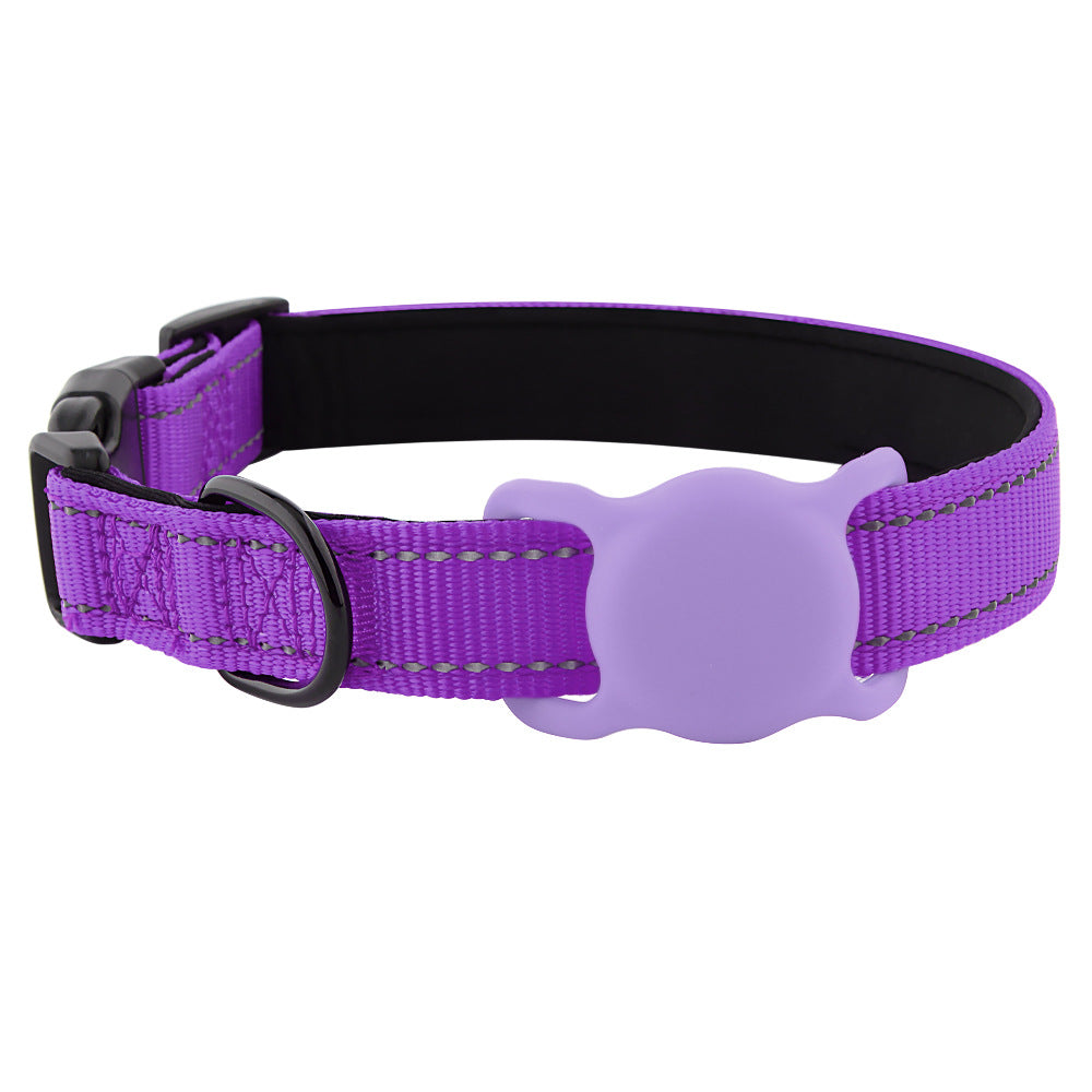 Pet Collar With An Airtag Protective Case