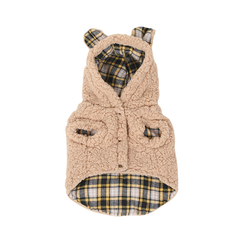 Fleece-Lined Winter Pet Clothing