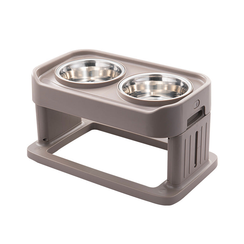 New Lifting Stainless Steel Pet Tableware