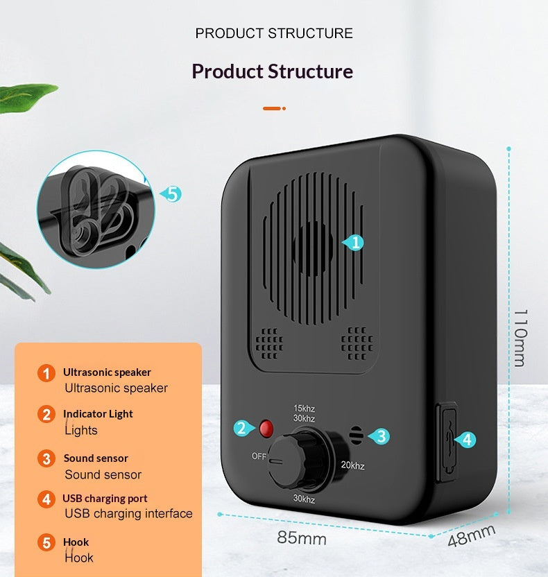 Smart Ultrasonic Anti-Bark Training and Repellent Device