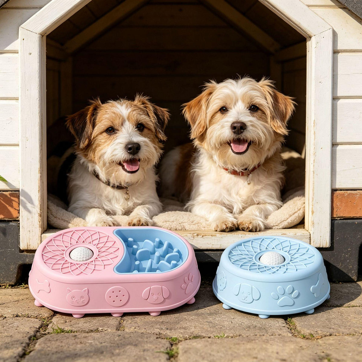 Non-Slip Pet Licking Slow-Feeding Bowl