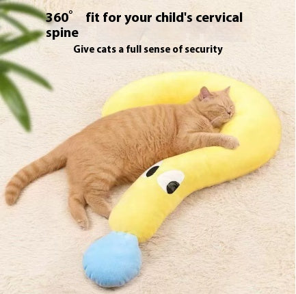 Pet Sleeping Mat Neck Protection U-Shaped Pillow