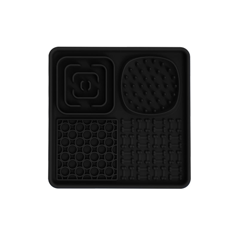 Silicone Dog Slow Food Mat with Sucker