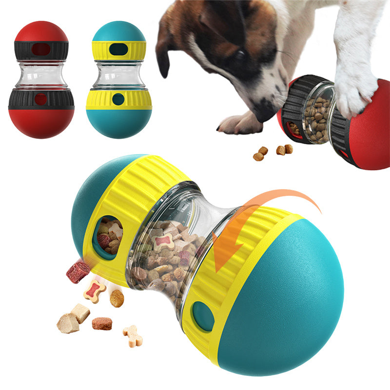 Food Dispensing Dog Toy Tumbler Leaky Food Ball Puzzle Toys Interactive Slowly Feeding Protect Stomach Increase Intelligence Pets Toy Pet Pr
