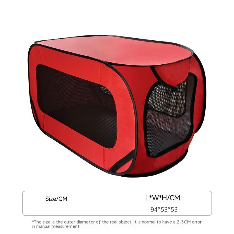 Small And Medium-Sized Dog Portable Pet Car Cage