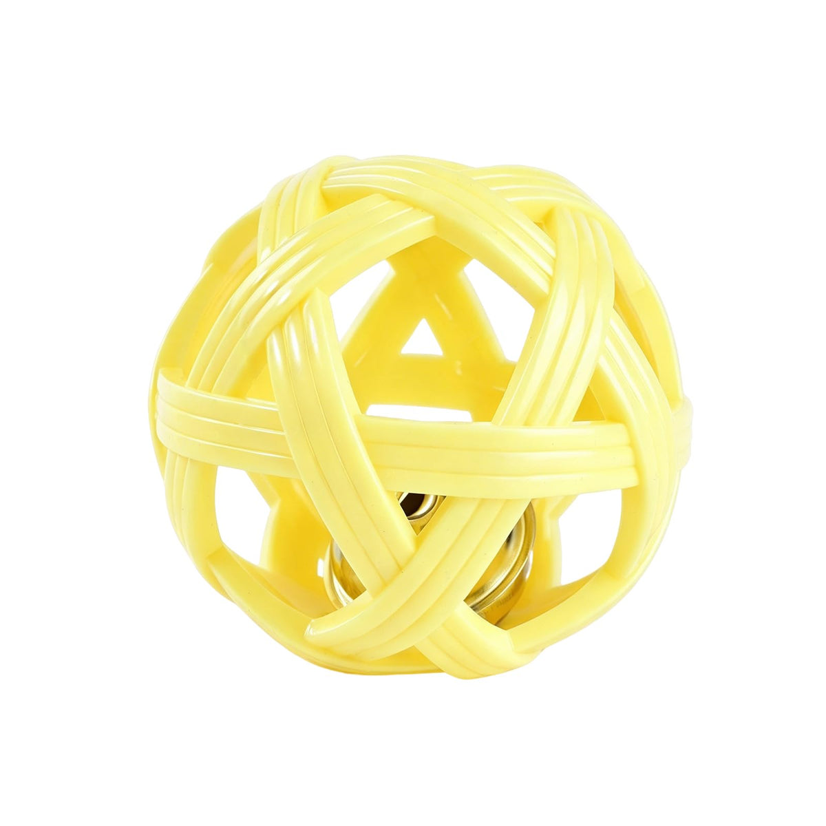 Balls With Inside Bell, Non-Toxic Toys For Small Dogs & Puppies Natural Rubber, Fetch Ball, Treat Dispensing, Interactive Puzzle, Boredom Re