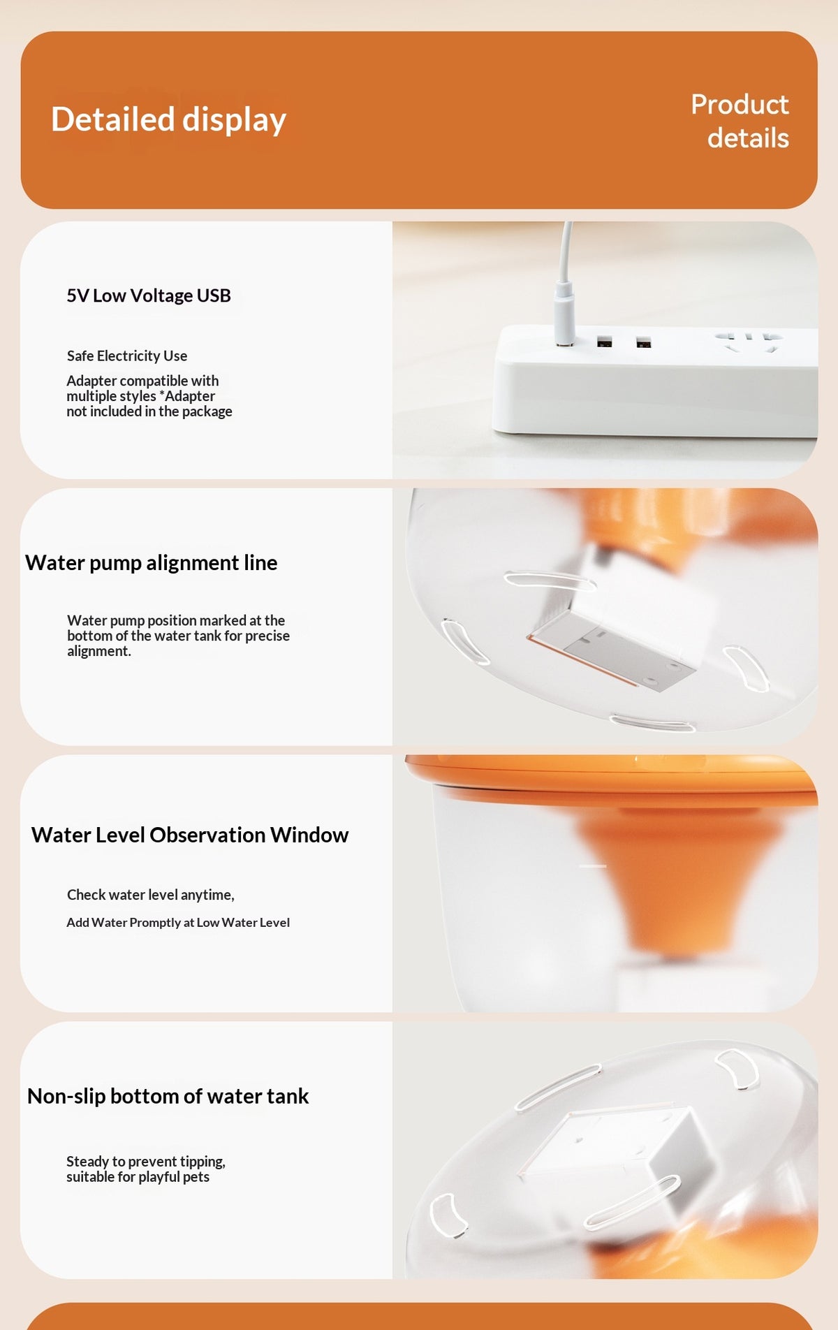 Circulating Pet Water Fountain