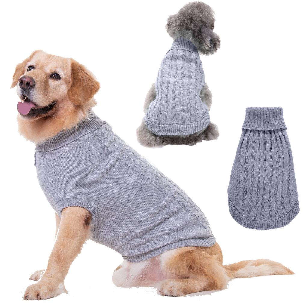 Solid Color Dog Sweater