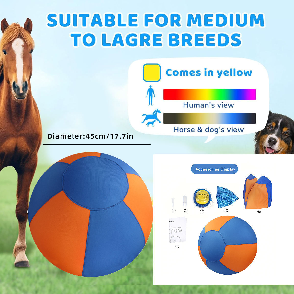 Inflatable Pet Chew Training Ball