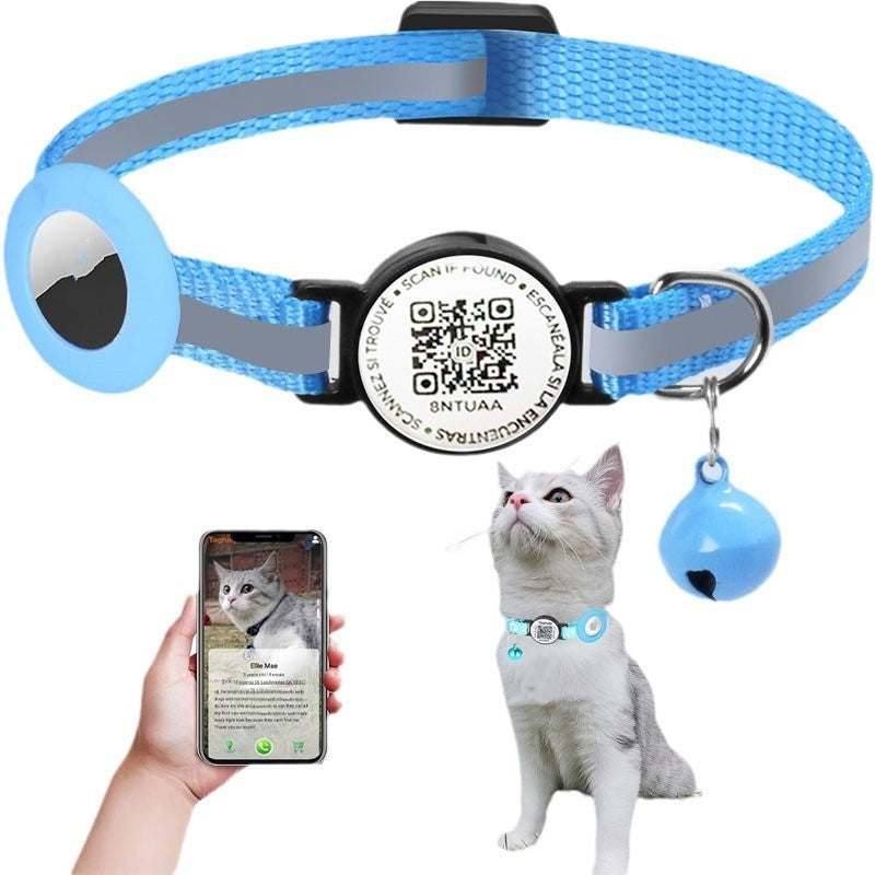 QR Code Anti-Lost Tracking Dog Collar