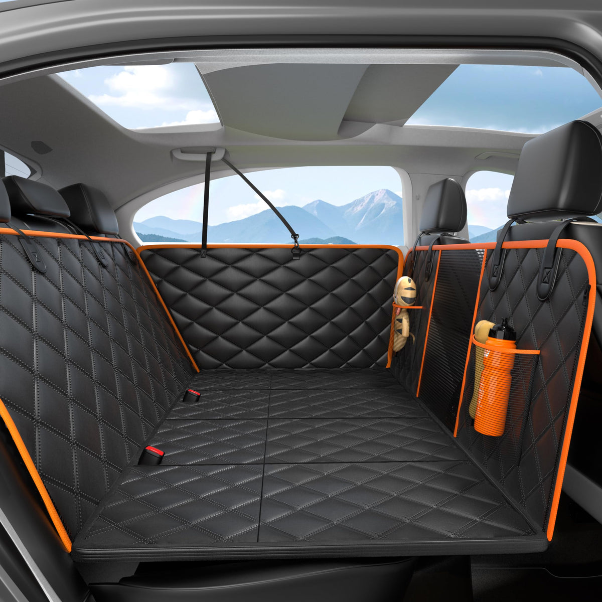 Hard Bottom Dog Car Seat Cover