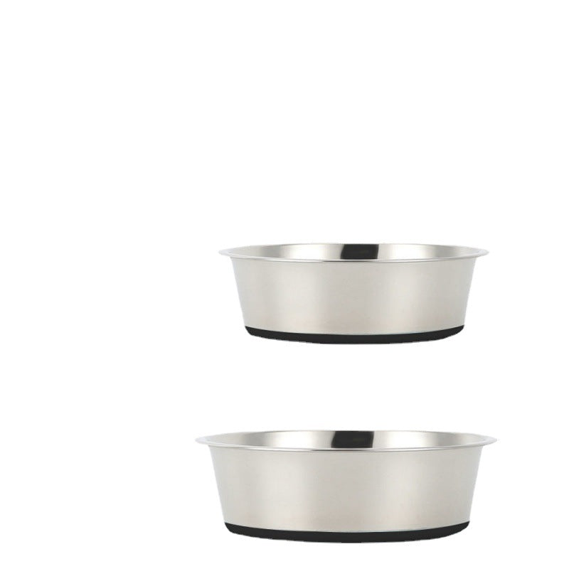 Stainless Steel Anti-Tumble Pet Dog Bowl